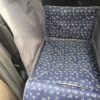 Mata samochodowa dla psa na połowę kanapy szara/kotwice na granacie - obrazek 5
