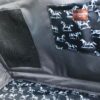 Mata samochodowa dla psa na 2/3 kanapy za pasażerem szara/konie na czarnym - obrazek 4