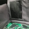 Mata samochodowa dla psa na 2/3 kanapy za pasażerem szara/liście palmy 3D - obrazek 3