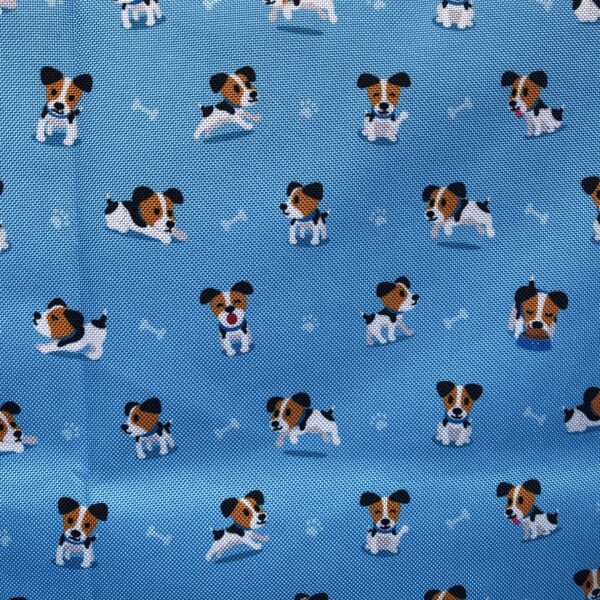 Mata samochodowa dla psa na jedno tylne siedzenie szara/jack russell terrier - obrazek 6