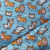 Mata samochodowa dla psa na 2/3 kanapy za kierowcą szara/corgi - obrazek 5