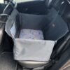Mata samochodowa dla psa na 2/3 kanapy za kierowcą szara/szare niedźwiedzie - obrazek 2
