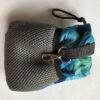 Saszetka na karmę lub smakołyki dualna - liście blue green - obrazek 2