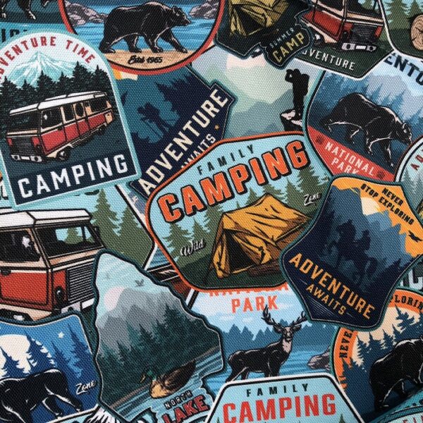 Mata samochodowa na 2/3 kanapy za kierowcą szara/camping - obrazek 7