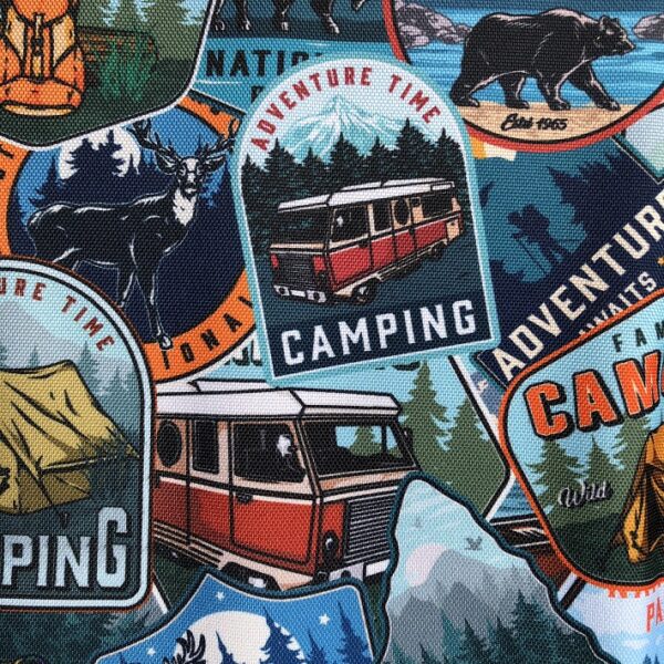 Mata samochodowa dla psa na 2/3 kanapy za pasażerem szara/camping - obrazek 6
