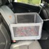 Mata samochodowa dla psa na przednie lub tylne siedzenie BOX z okienkami szara/domki - obrazek 5