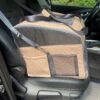 Transporter samochodowy dla kota lub dla małego psa beżowy - obrazek 3