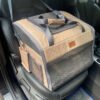 Transporter samochodowy dla kota lub dla małego psa beżowy - obrazek 2