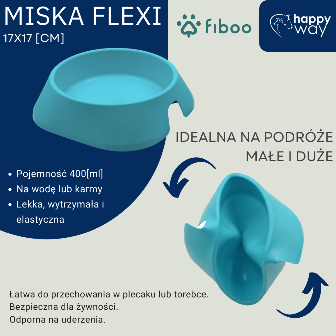 Miska elastyczna na jedzenie i wodę