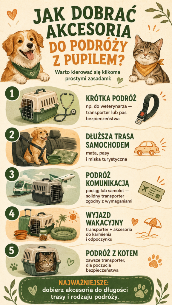 Jak dobrać akcesoria do rodzaju podróży